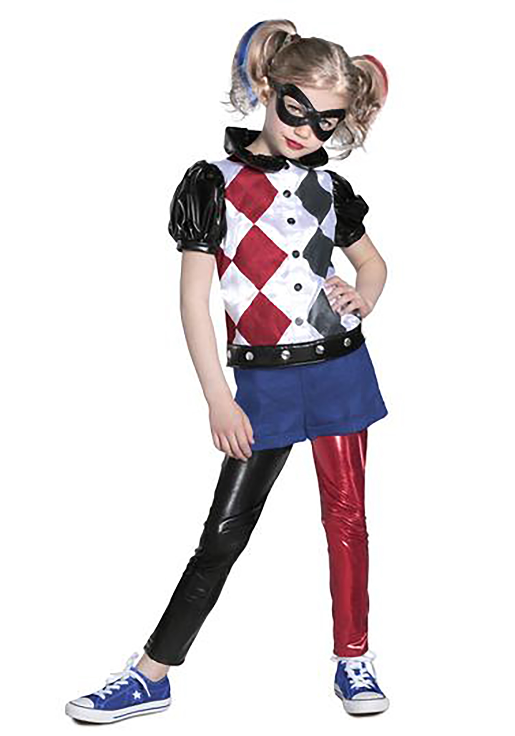 Image of Premium Harley Quinn DC Superhero Girl's Costume ID PR4927-L