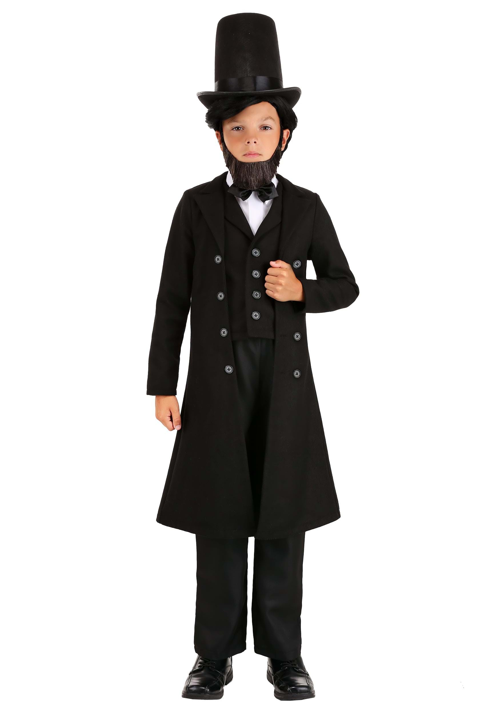 Image of President Abe Lincoln Kid's Costume ID FUN0924CH-L