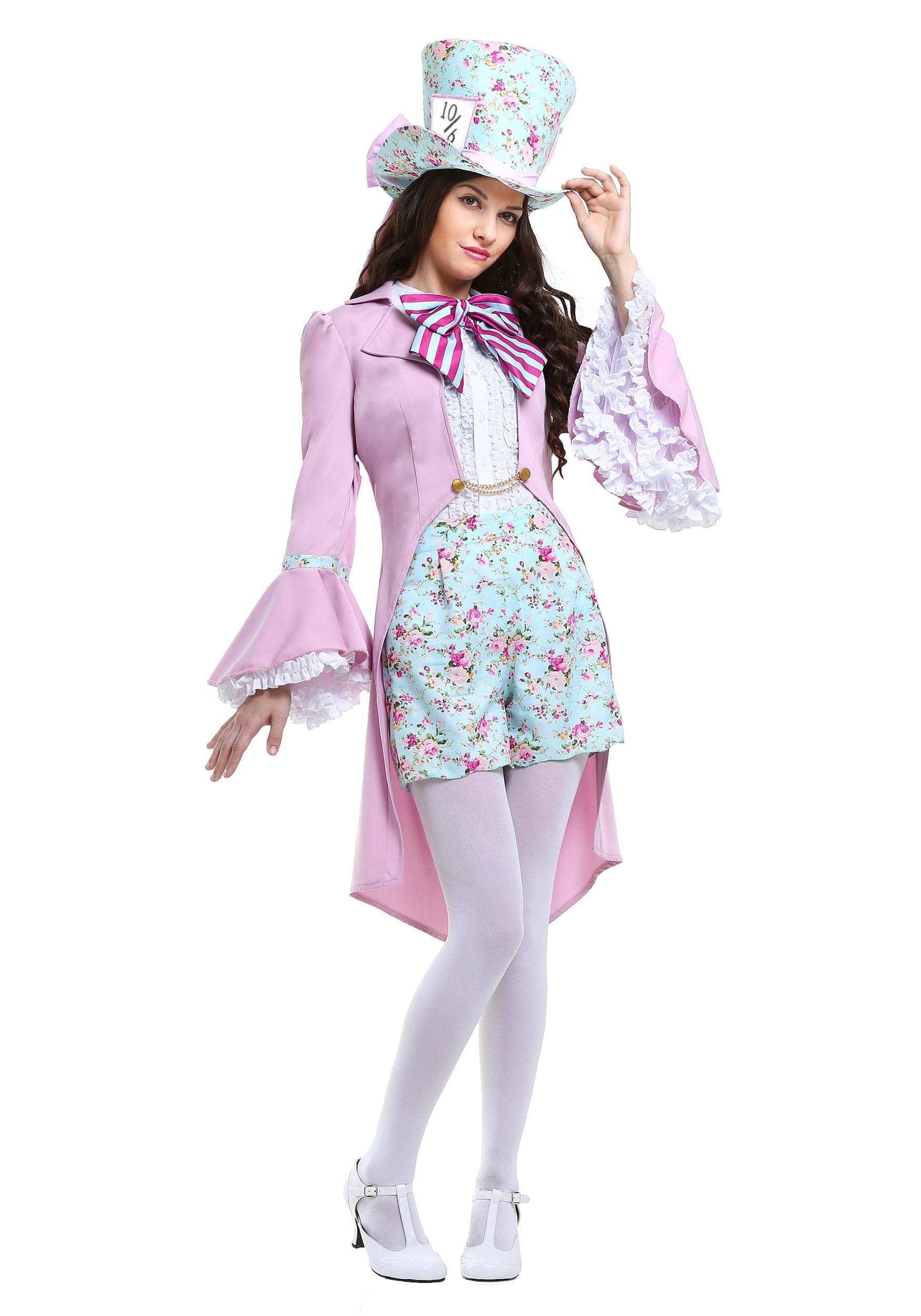 Image of Pretty Mad Hatter Costume for Women ID FUN0241AD-XL