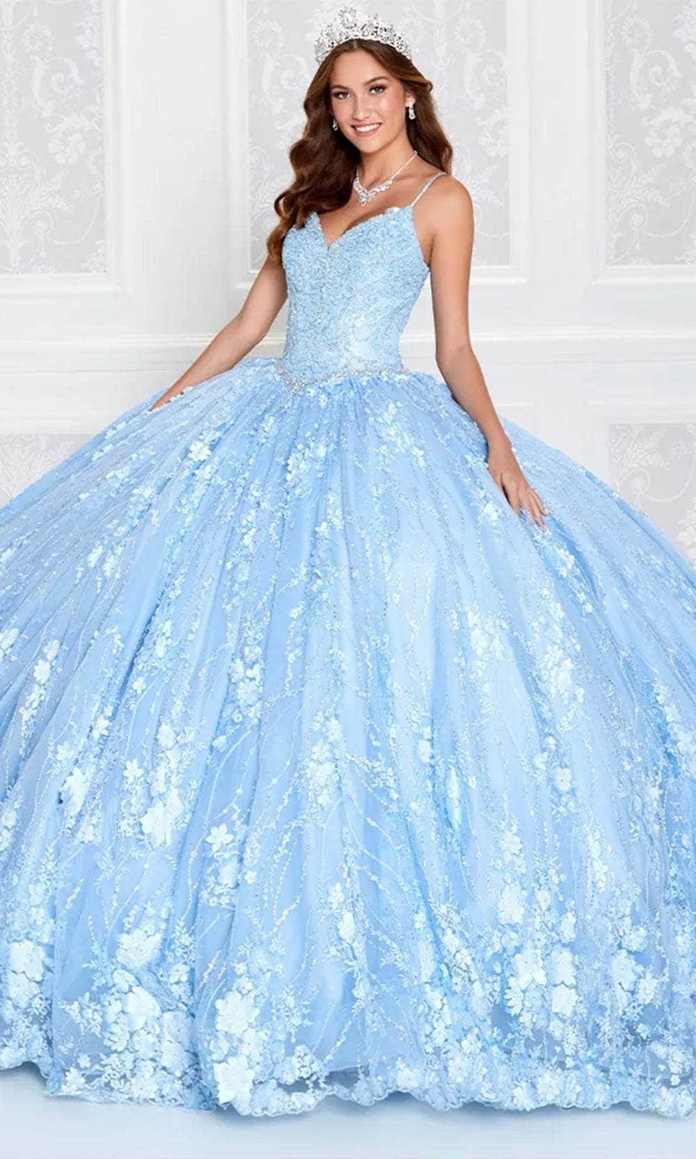 Image of Princesa by Ariana Vara PR12268 - Shimmering Quinceañera Ball Gown