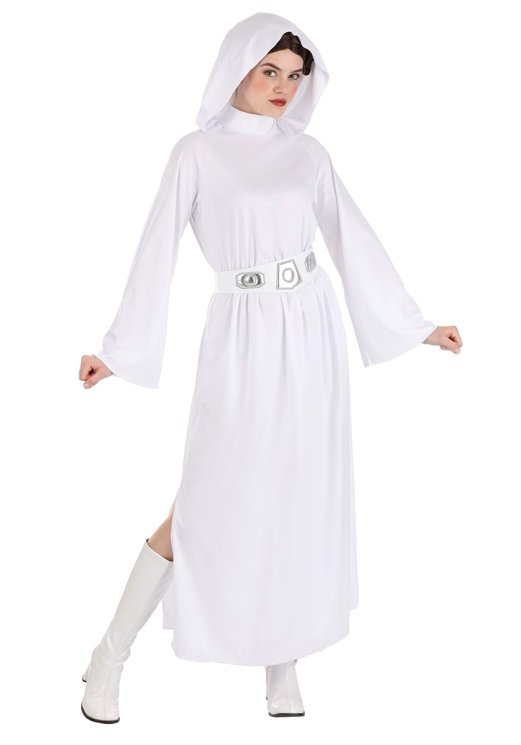 Image of Princess Leia Adult Hooded Costume ID JWC1020-XS