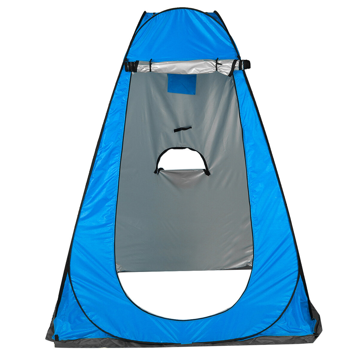 Image of Privacy Shower Toilet Camping Tent UV Protection Waterproof Bathing Shelters 3 Window Folding Portable Canopy