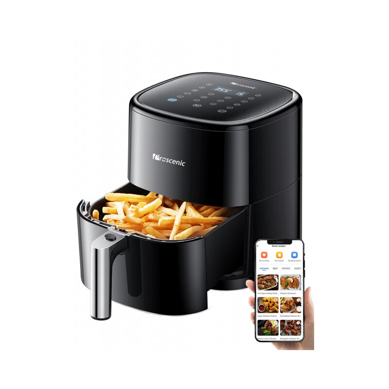 Image of Proscenic T22 1500W 220V 5L Air Fryer APP Control 7X Air Circulation 100 Recipes 13 in 1 Cooking Functions Hot Oven Cook