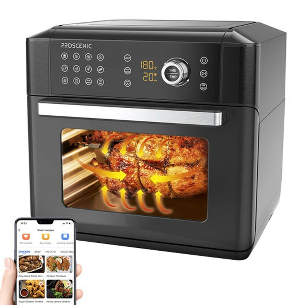 Image of Proscenic T31 Air Fryer Oven 1700W 15L Digital Air Fryer Oven with Rapid Air Circulation LED Touchscreen & APP/ALEXA Con