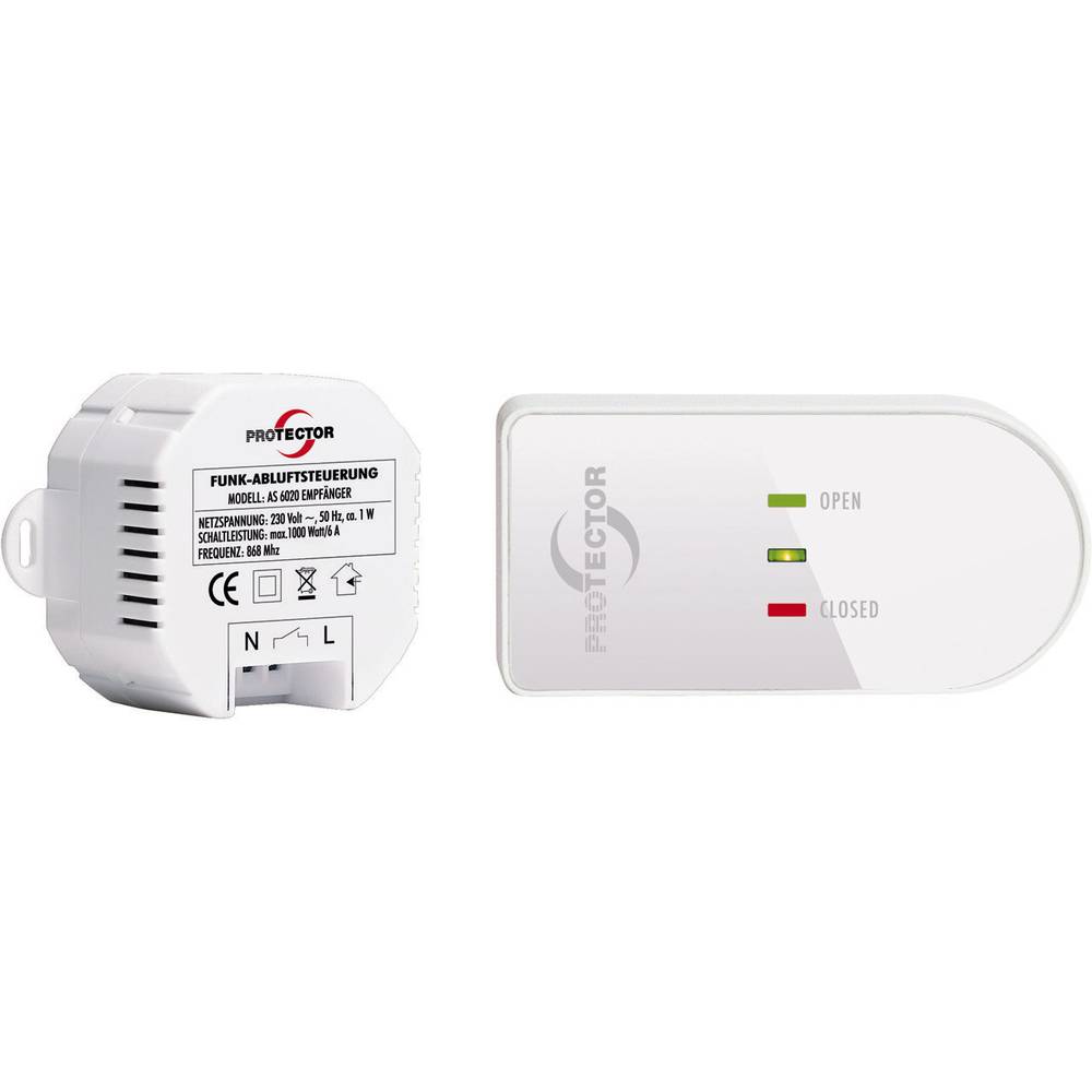 Image of Protector Wireless discharged air control AS 60203 1000 W White Brown