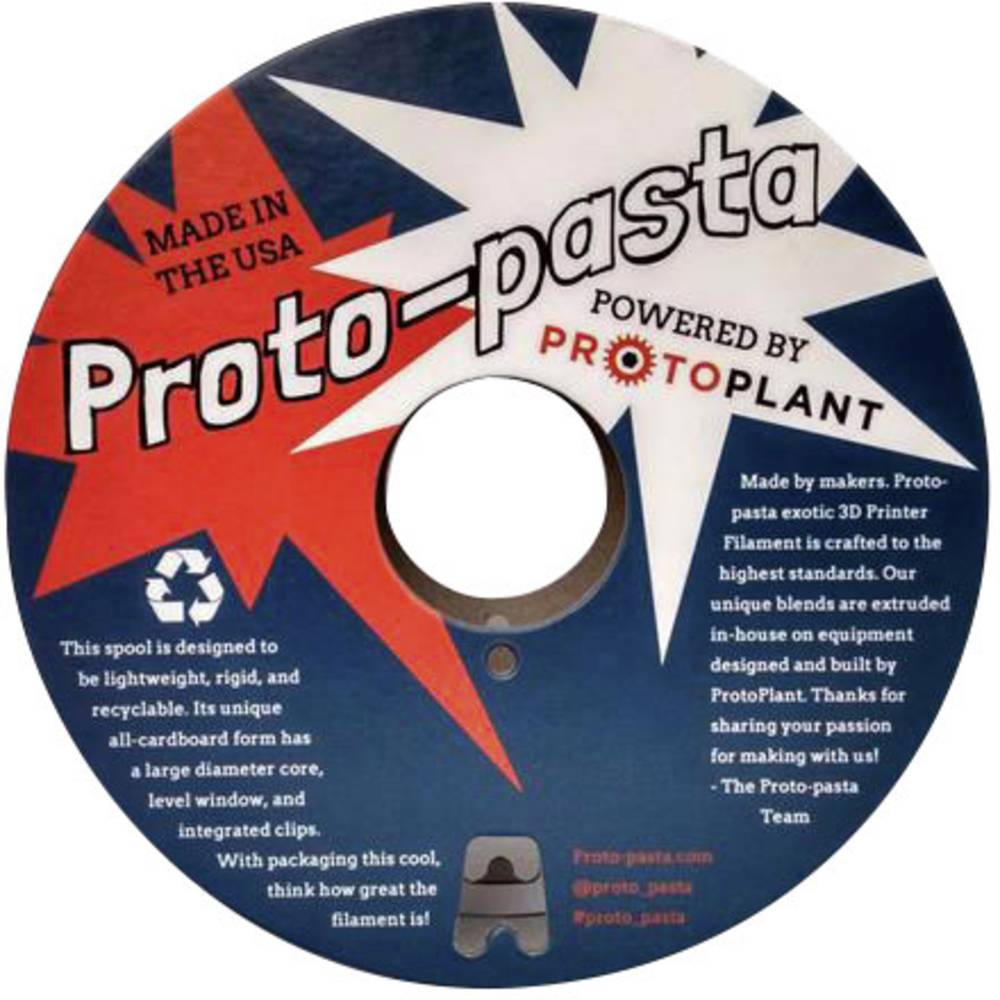 Image of Proto-Pasta FEP11705 Filament PLA magnetic 175 mm 500 g Grey 1 pc(s)