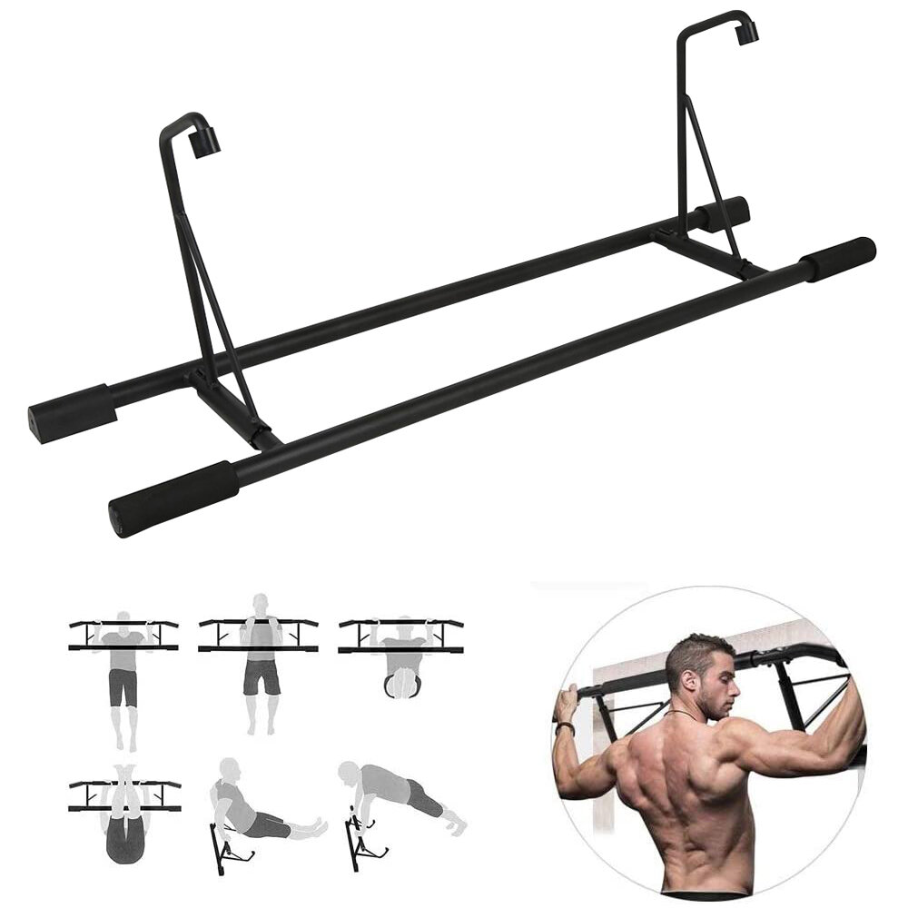 Image of Pull Up Bar for Doorway Smart Hook Push-Ups Stands Home Training Exercise Tools
