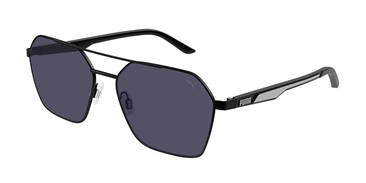 Image of Puma PU0384S 001 57 Lunettes De Soleil Homme Noires FR