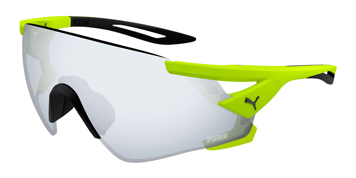 Image of Puma PU0398S 008 99 Lunettes De Soleil Homme Vertes FR