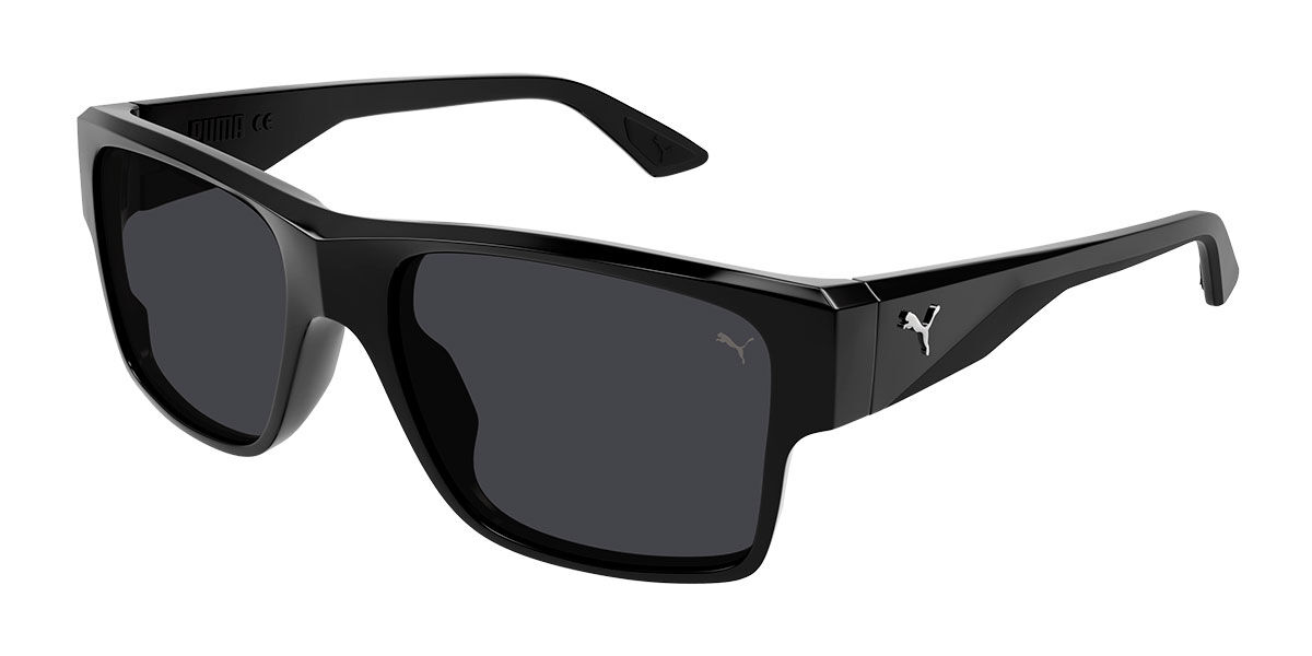 Image of Puma PU0403S 001 57 Lunettes De Soleil Homme Noires FR