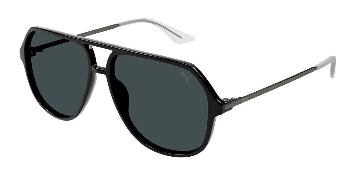 Image of Puma PU0460S 001 58 Lunettes De Soleil Homme Noires FR