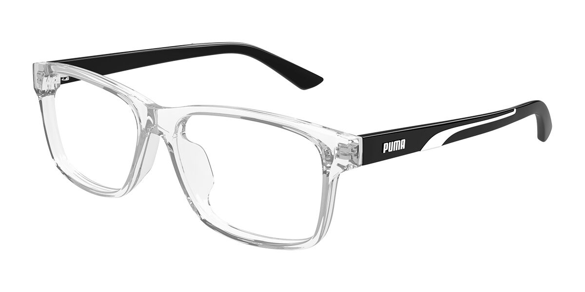 Image of Puma PU0475OA Asian Fit 004 57 Przezroczyste Meskie Okulary Korekcyjne PL