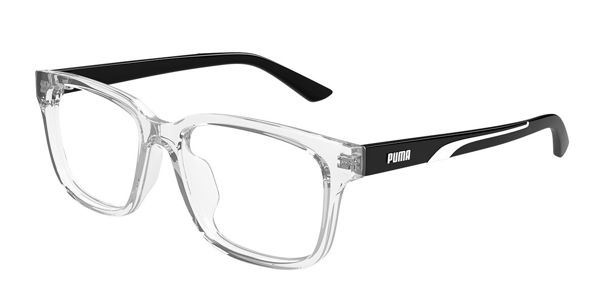 Image of Puma PU0476OA Asian Fit 004 54 Przezroczyste Meskie Okulary Korekcyjne PL