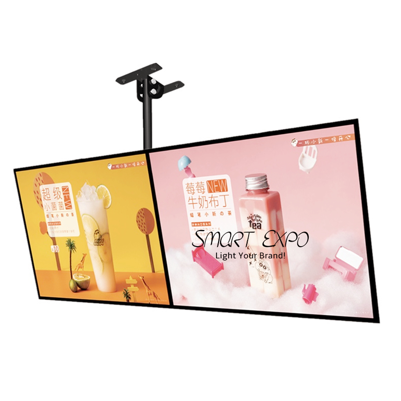 Image of Quality LED Menu Box Illuminated Board Sign Advertising Display Wall or Ceiling Hang (40x60cm)
