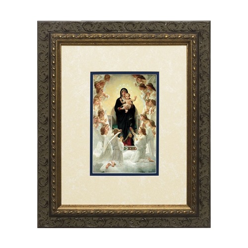 Image of Queen of the Angels (Matted with Ornate Dark Frame)