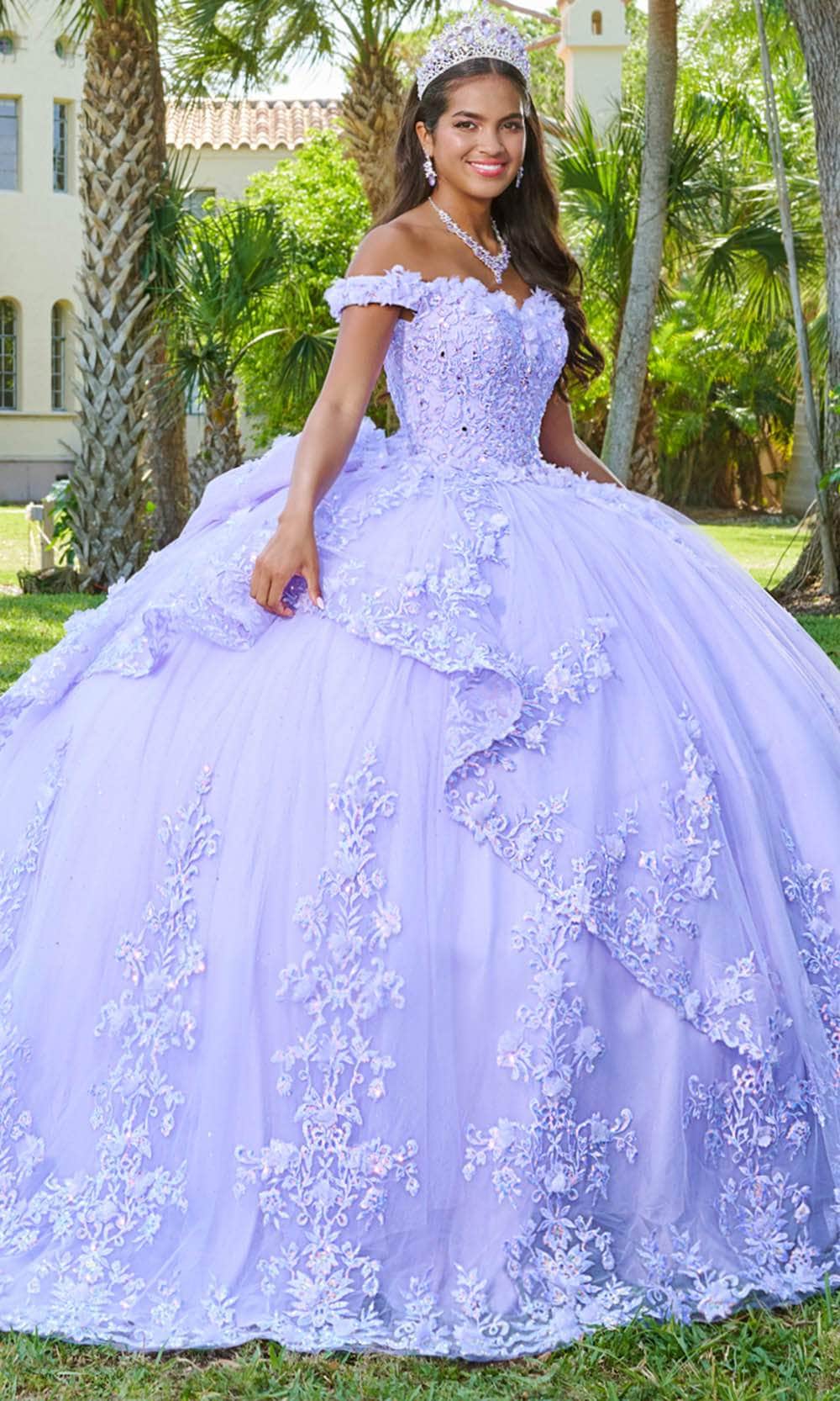 Image of Quinceanera Collection 26080 - Sweetheart Off-Shoulder Ballgown