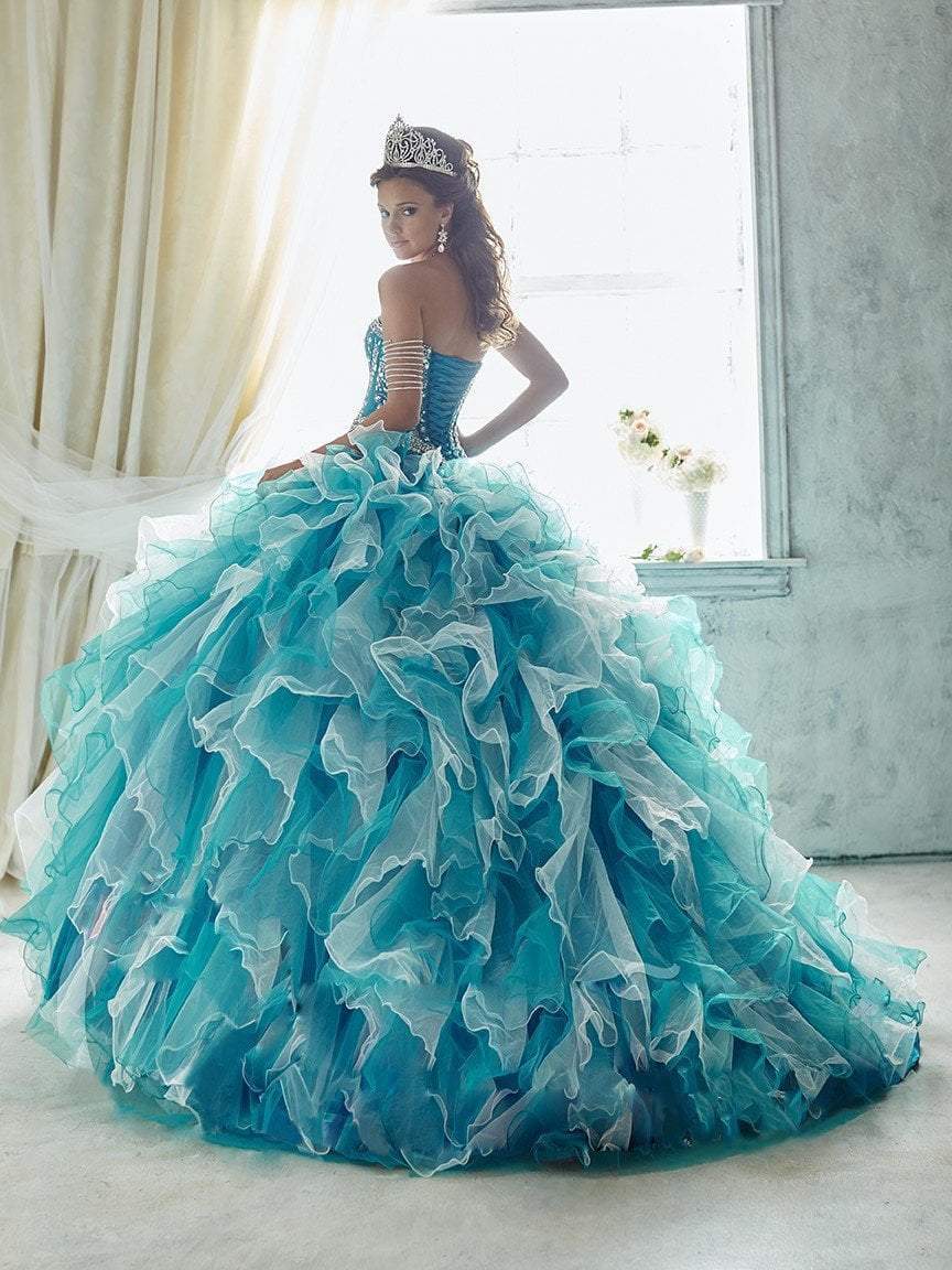 Image of Quinceanera Collection - 26811 Beaded Gown With Removable Skirt