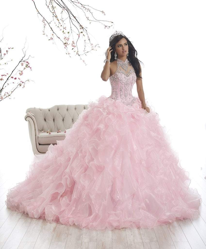 Image of Quinceanera Collection - 26871 Embellished Sleeveless Ballgown