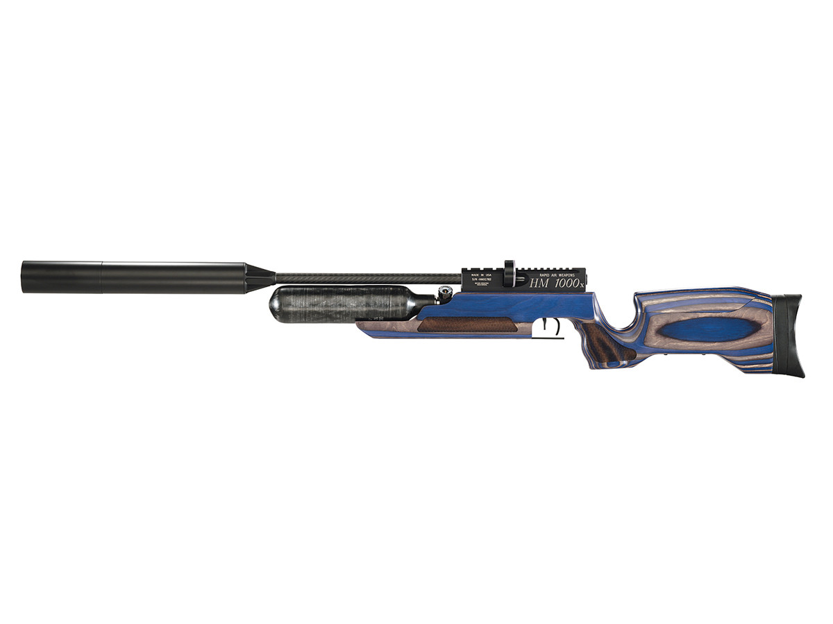 Image of RAW HM1000x LRT Air Rifle Blue Laminate 022 ID 814136027141