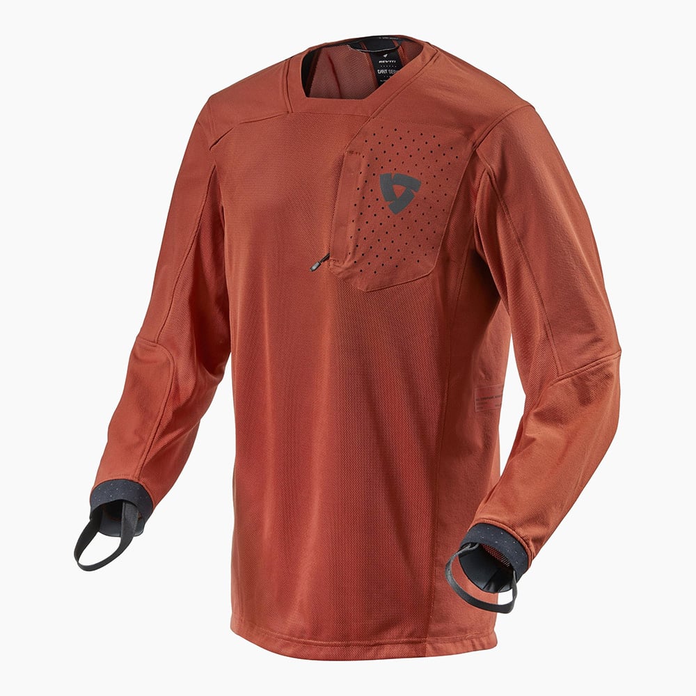Image of REV’IT! Sierra Shirt Moto Rouge Bordeaux Taille S