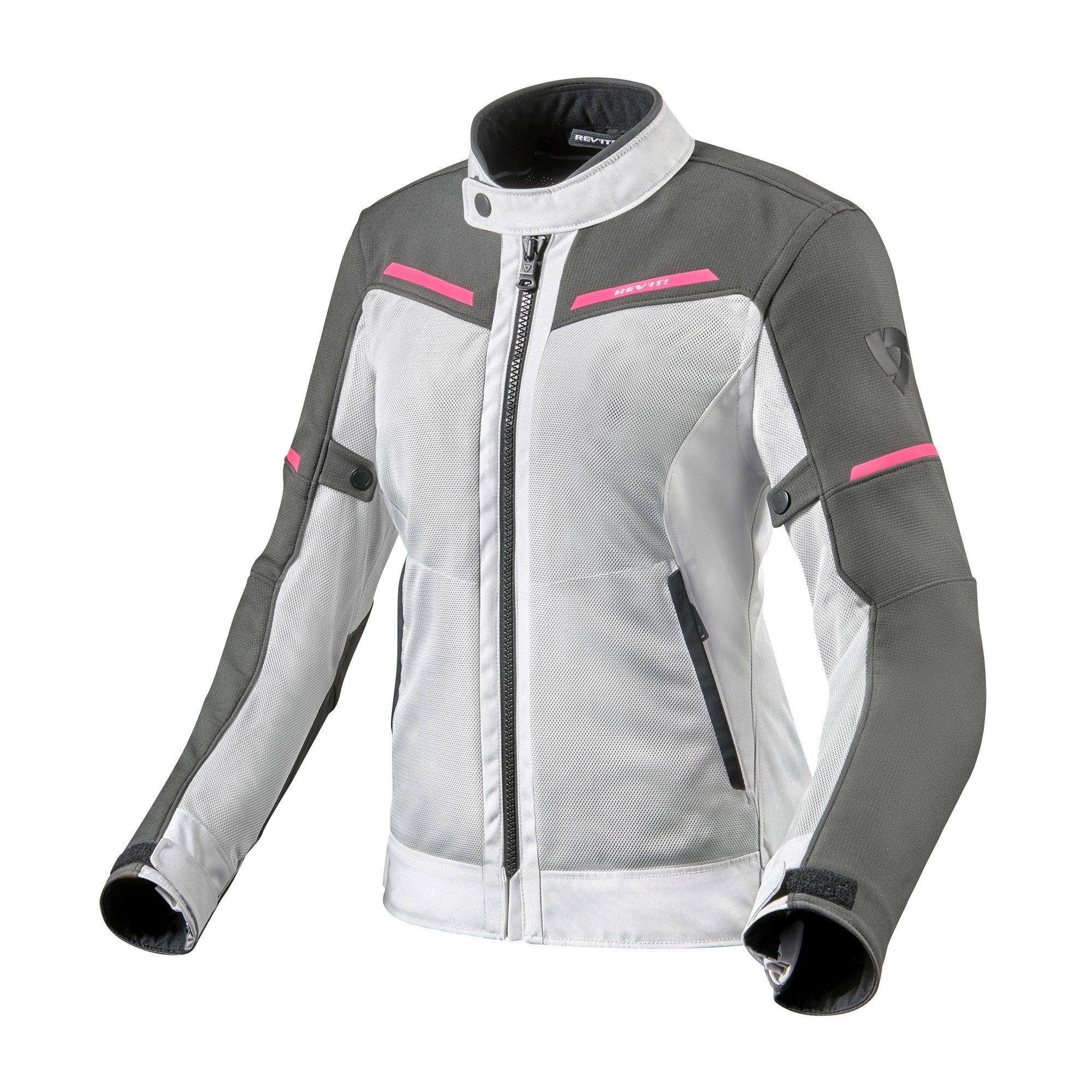 Image of REV'IT! Airwave 3 Jacket Lady Silver Pink Size 34 ID 8700001281393