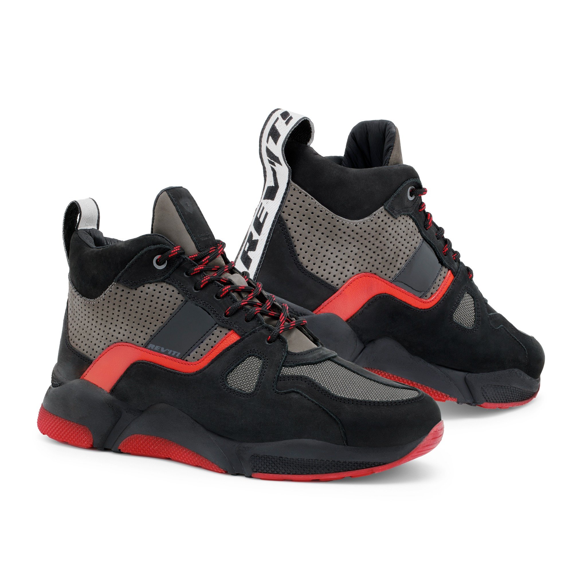 Image of REV'IT! Astro Noir Rouge Chaussures Taille 44