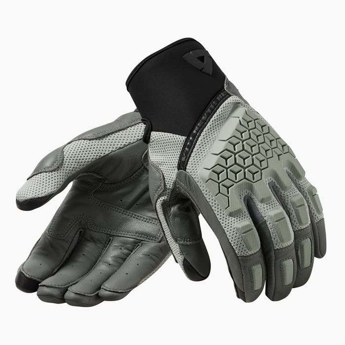 Image of REV'IT! Caliber Mid Grau Handschuhe Größe XL