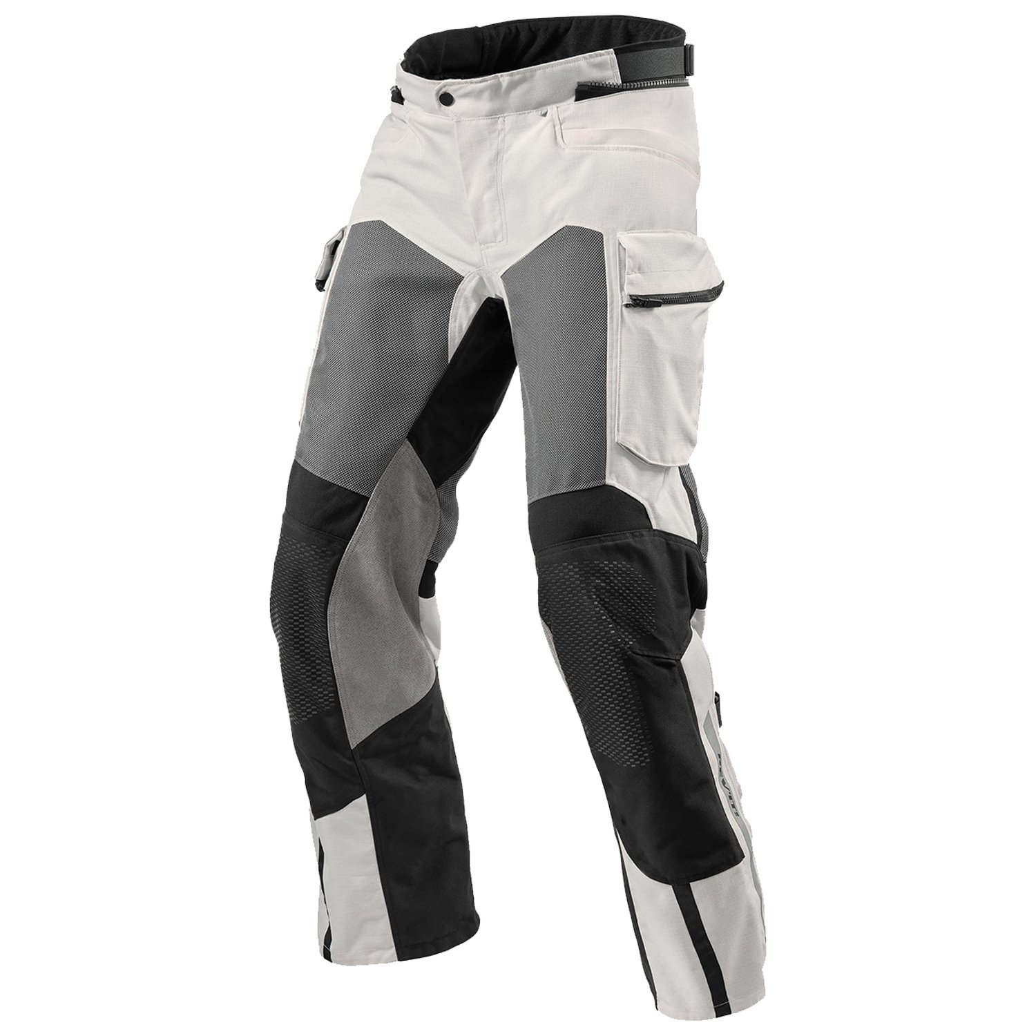 Image of REV'IT! Cayenne 2 Silver Short Motorcycle Pants Size L ID 8700001335522