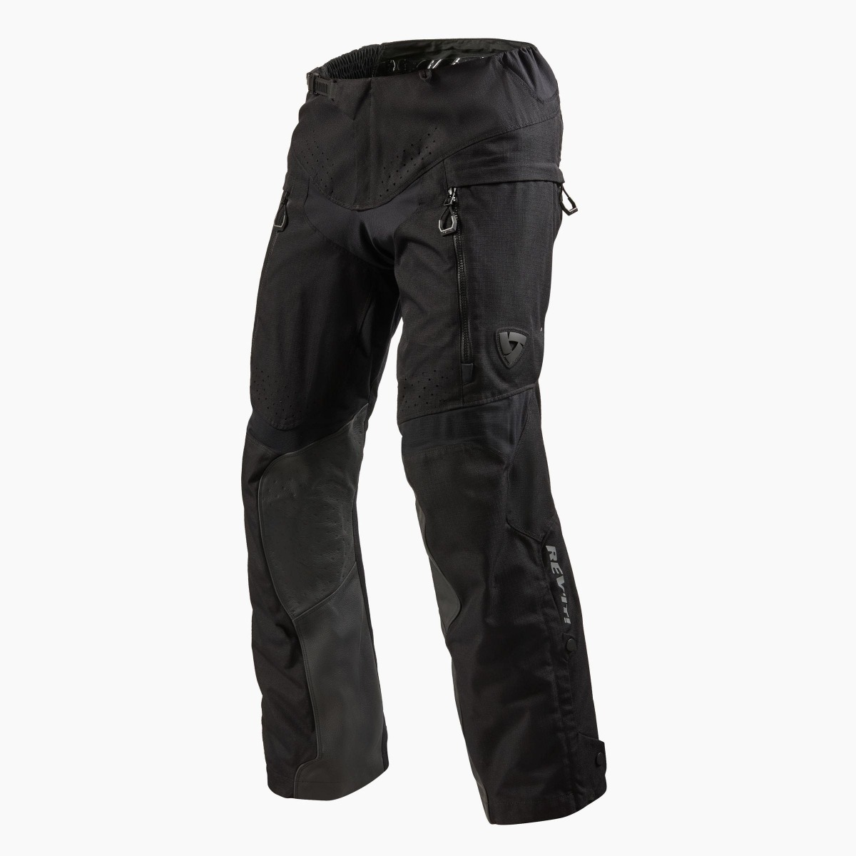 Image of REV'IT! Continent Long Black Motorcycle Pants Talla XL