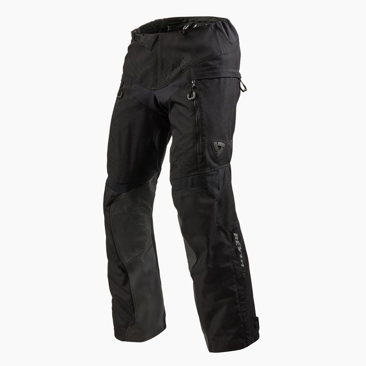 Image of REV'IT! Continent Short Black Motorcycle Pants Size XYL EN