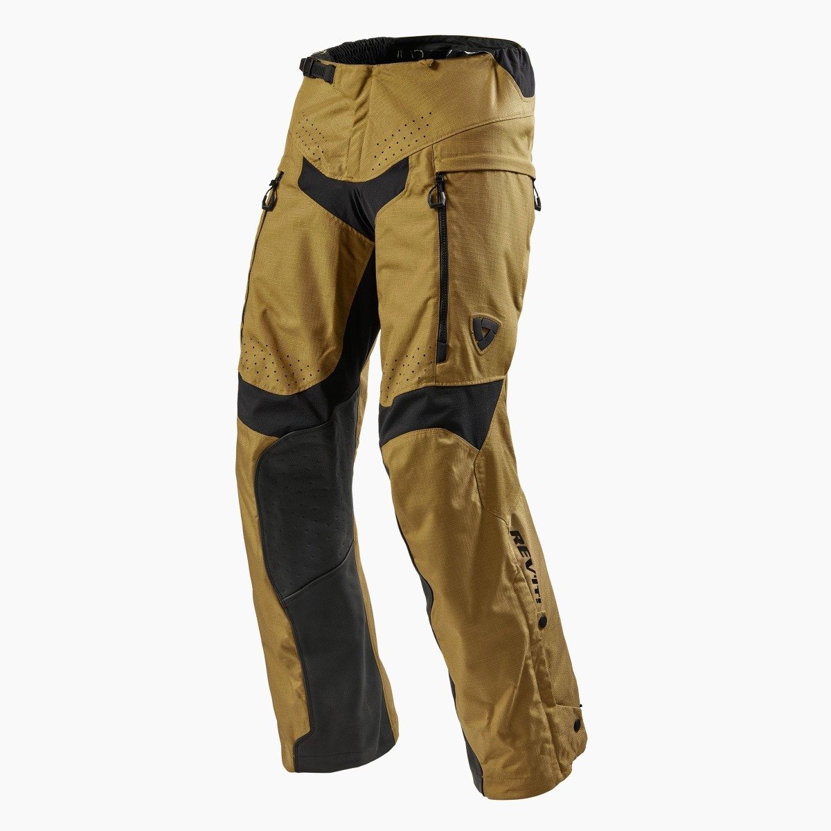 Image of REV'IT! Continent Short Ocher Yellow Motorcycle Pants Size XL ID 8700001297257