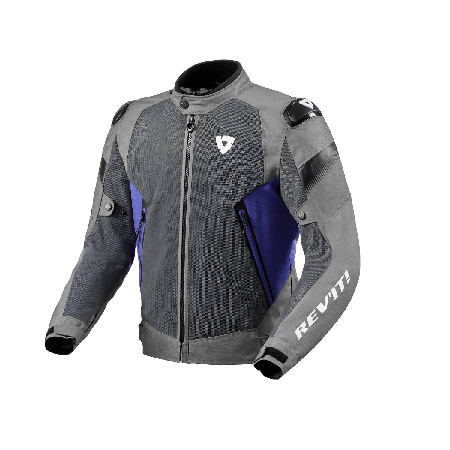 Image of REV'IT! Control Air H2O Jacket Grey Blue Size S ID 8700001385060