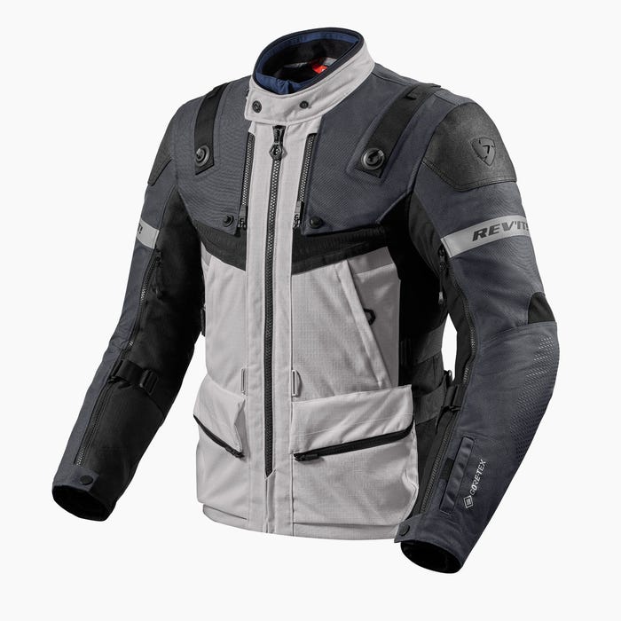 Image of REV'IT! Defender 3 GTX Jacket Silver Anthracite Size L ID 8700001319690