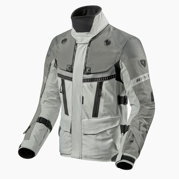 Image of REV'IT! Dominator 3 GTX Jacket Silver Anthracite Talla L