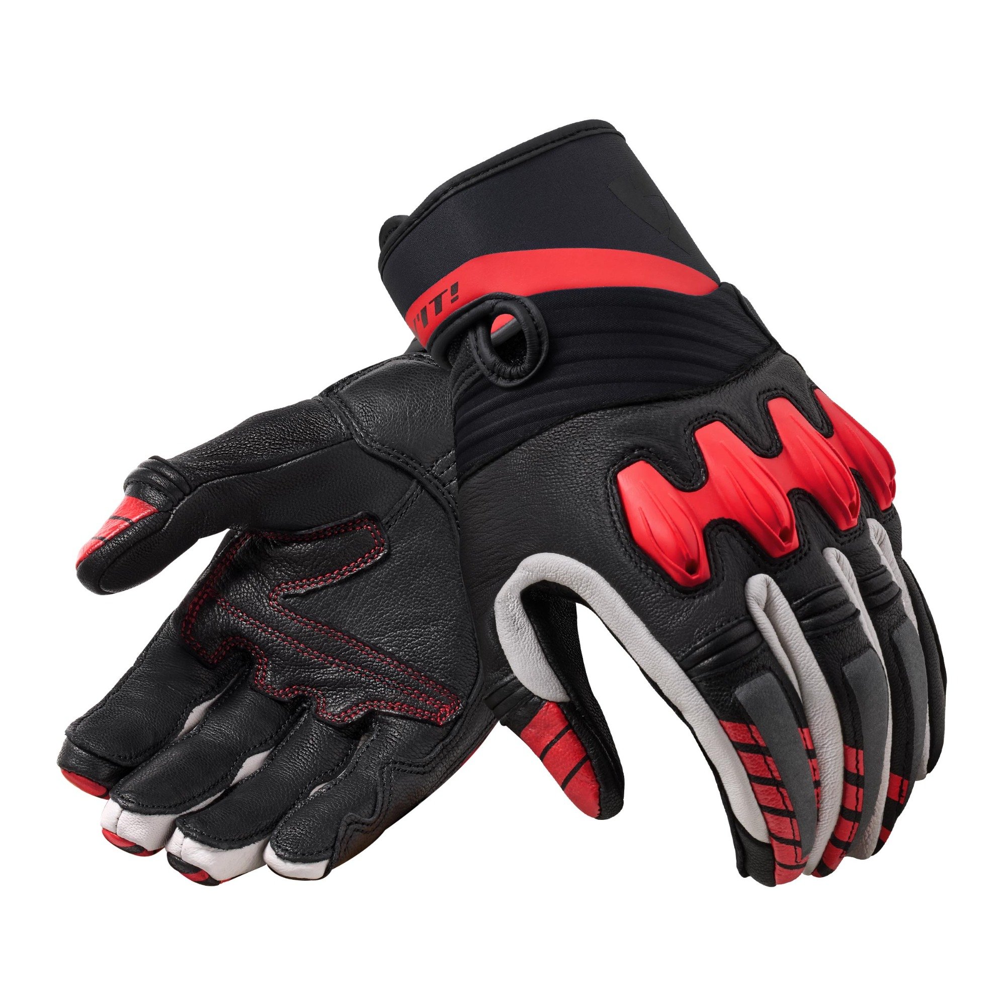 Image of REV'IT! Energy Black Neon Red Size S ID 8700001329941