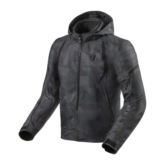Image of REV'IT! Flare 2 Jacket Camo Black Gray Size L ID 8700001296410