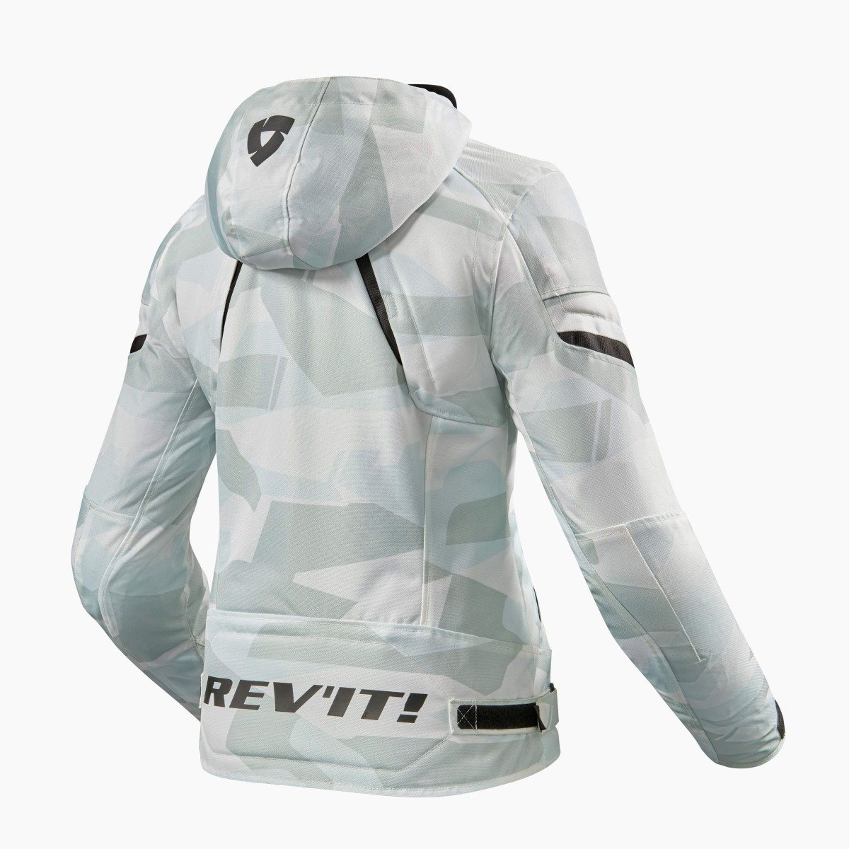 Image of REV'IT! Flare 2 Jacket Lady Camo Gray White Size 34 EN