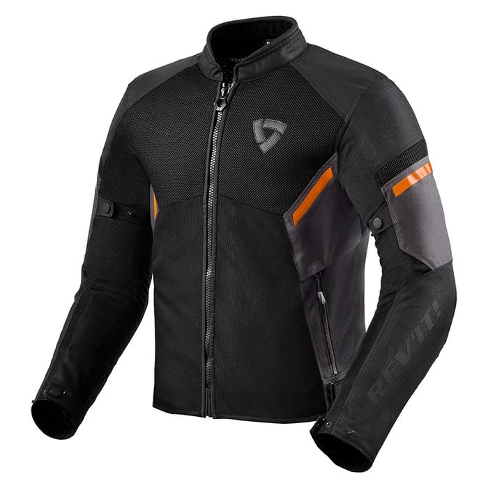 Image of REV'IT! GT R Air 3 Jacket Black Neon Orange Size 2XL ID 8700001346122