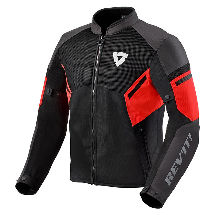 Image of REV'IT! GT R Air 3 Jacket Black Neon Red Size L ID 8700001334334