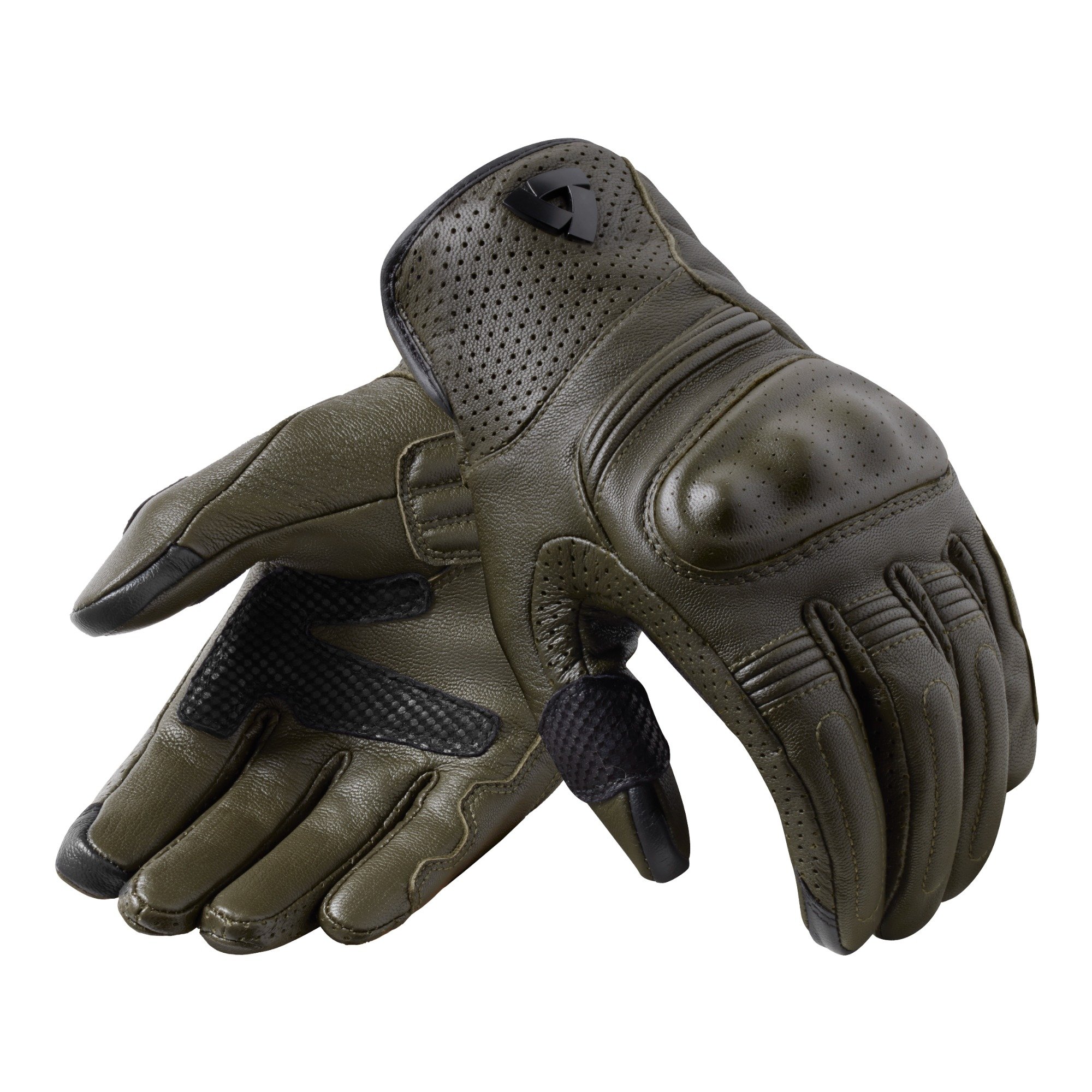 Image of REV'IT! Gloves Monster 3 Dark Green Size 2XL ID 8700001360210