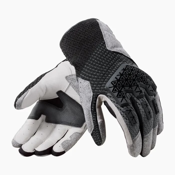 Image of REV'IT! Gloves Offtrack 2 Black Silver Size 2XL ID 8700001367004