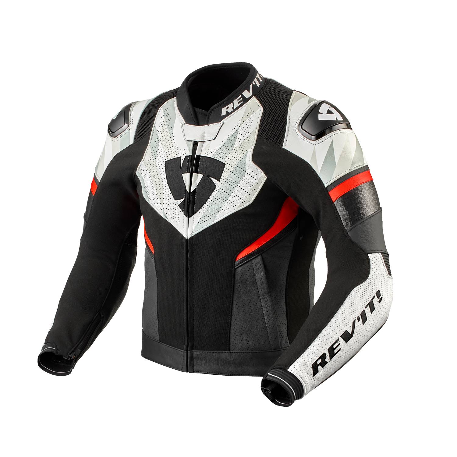 Image of REV'IT! Hyperspeed 2 Air Jacke Schwarz Weiß Größe 52