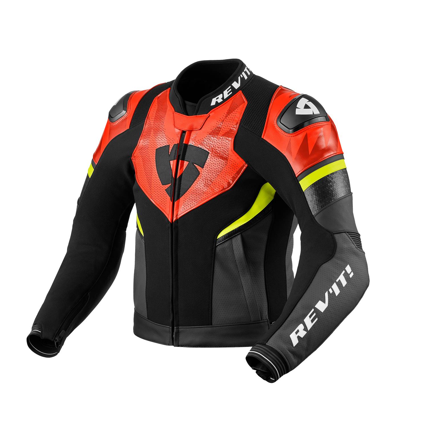 Image of REV'IT! Hyperspeed 2 Air Jacket Black Neon Red Size 48 ID 8700001358538