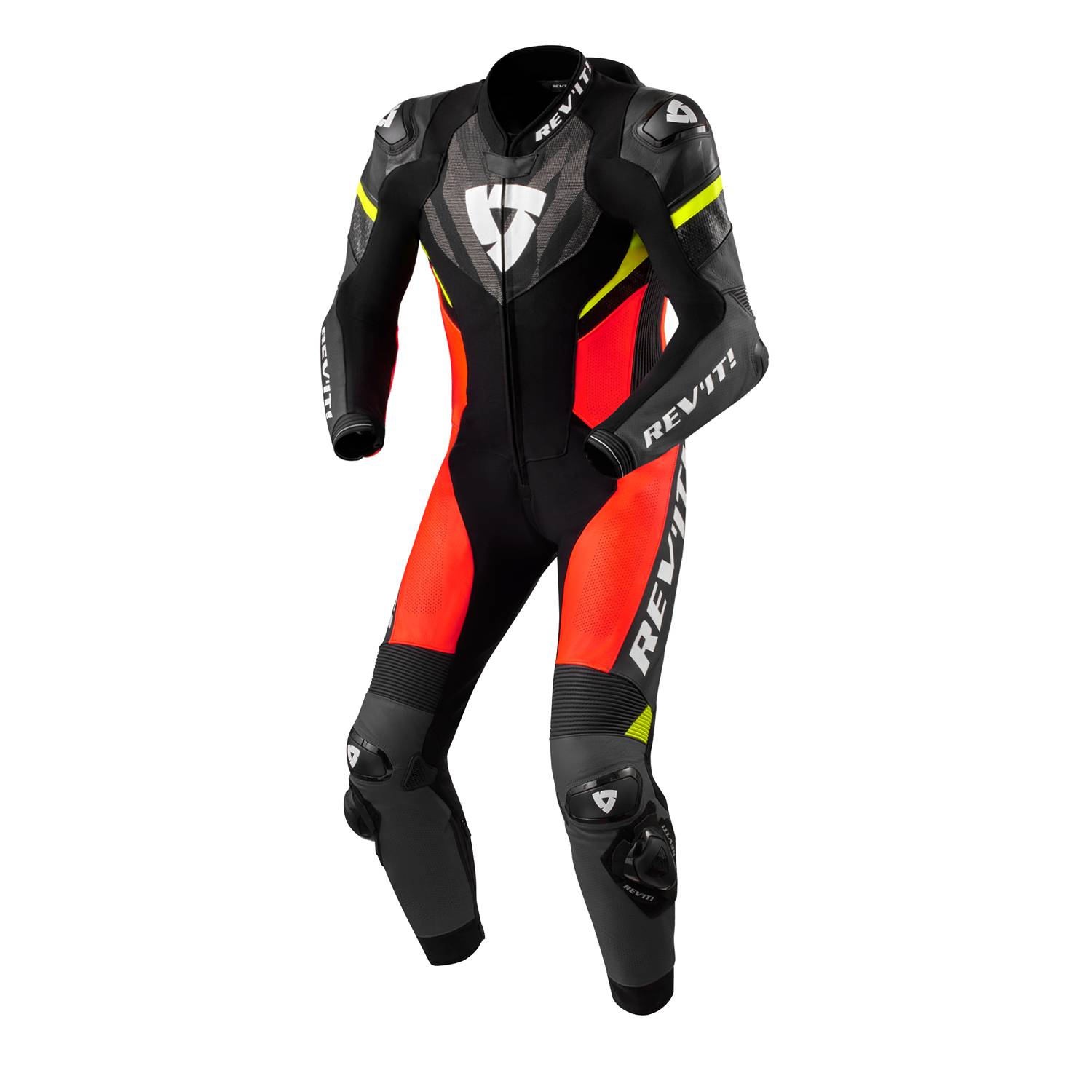 Image of REV'IT! Hyperspeed 2 One Piece Suit Black Neon Red Size 50 ID 8700001359795
