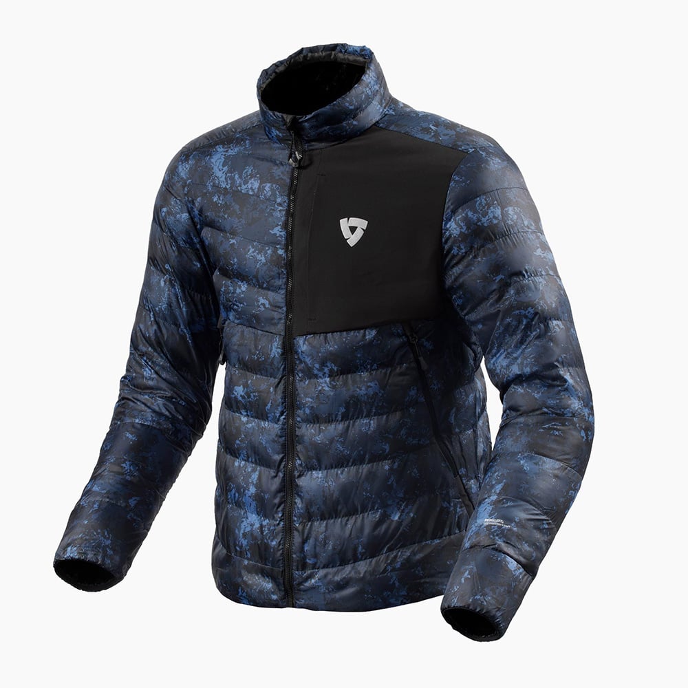 Image of REV'IT! Jacket Solar 3 Mid Layer Camo Blue Taille S