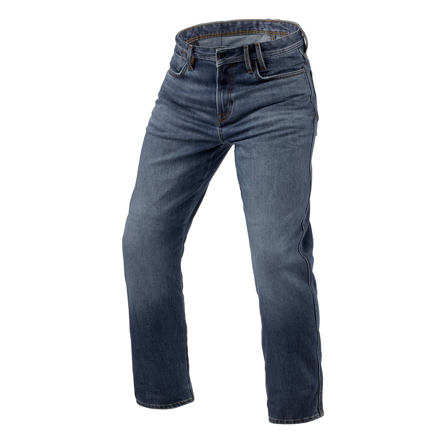 Image of REV'IT! Jeans Lombard 3 RF Medium Blue Stone L34 Motorcycle Jeans Size L34/W28 EN