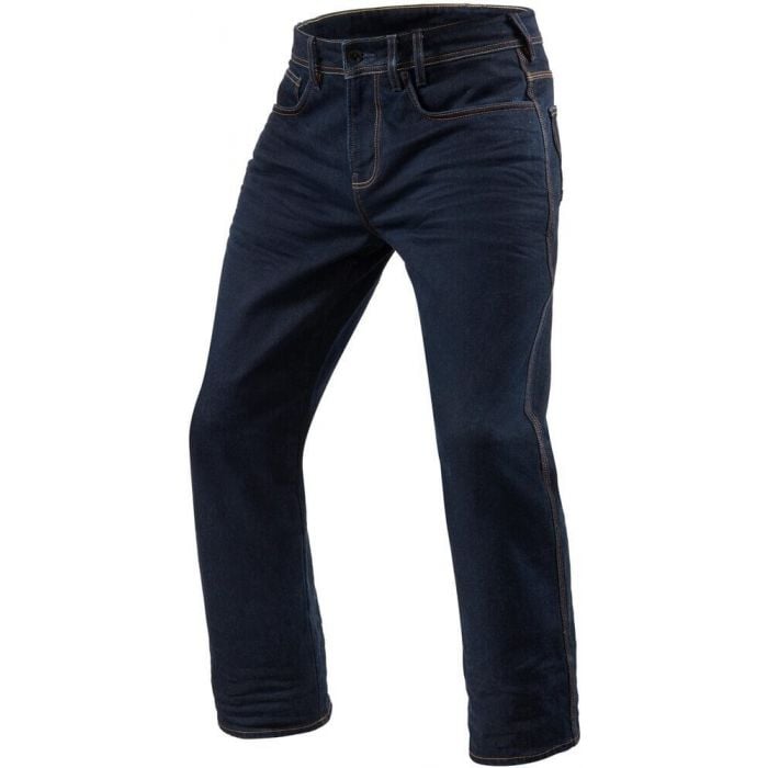 Image of REV'IT! Jeans Philly 3 LF Dark Blue Used Motorcycle Jeans Size L32/W30 ID 8700001338592