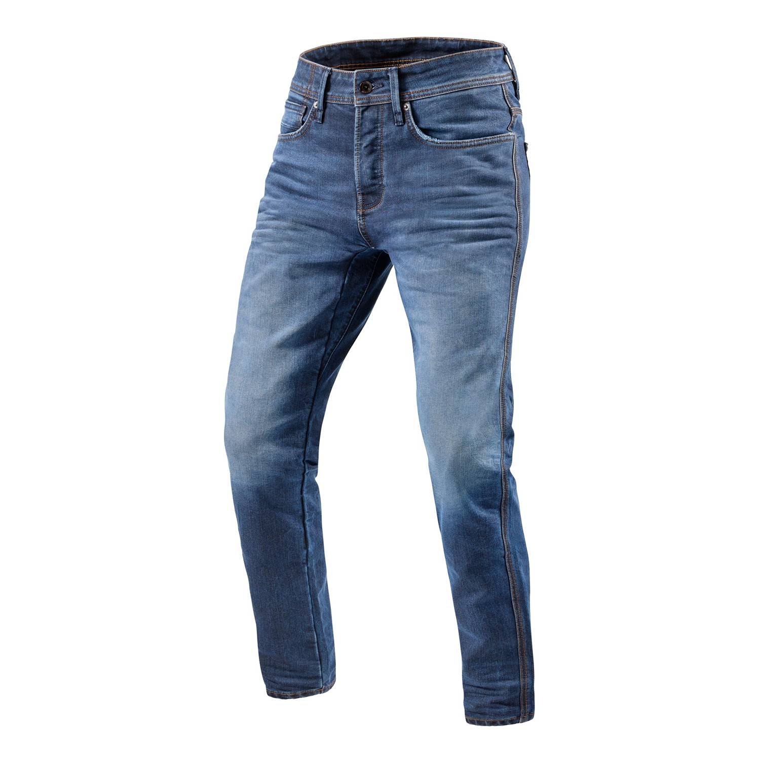Image of REV'IT! Jeans Reed SF Mid Blue Used Motorcycle Jeans Size L32/W28 ID 8700001337229