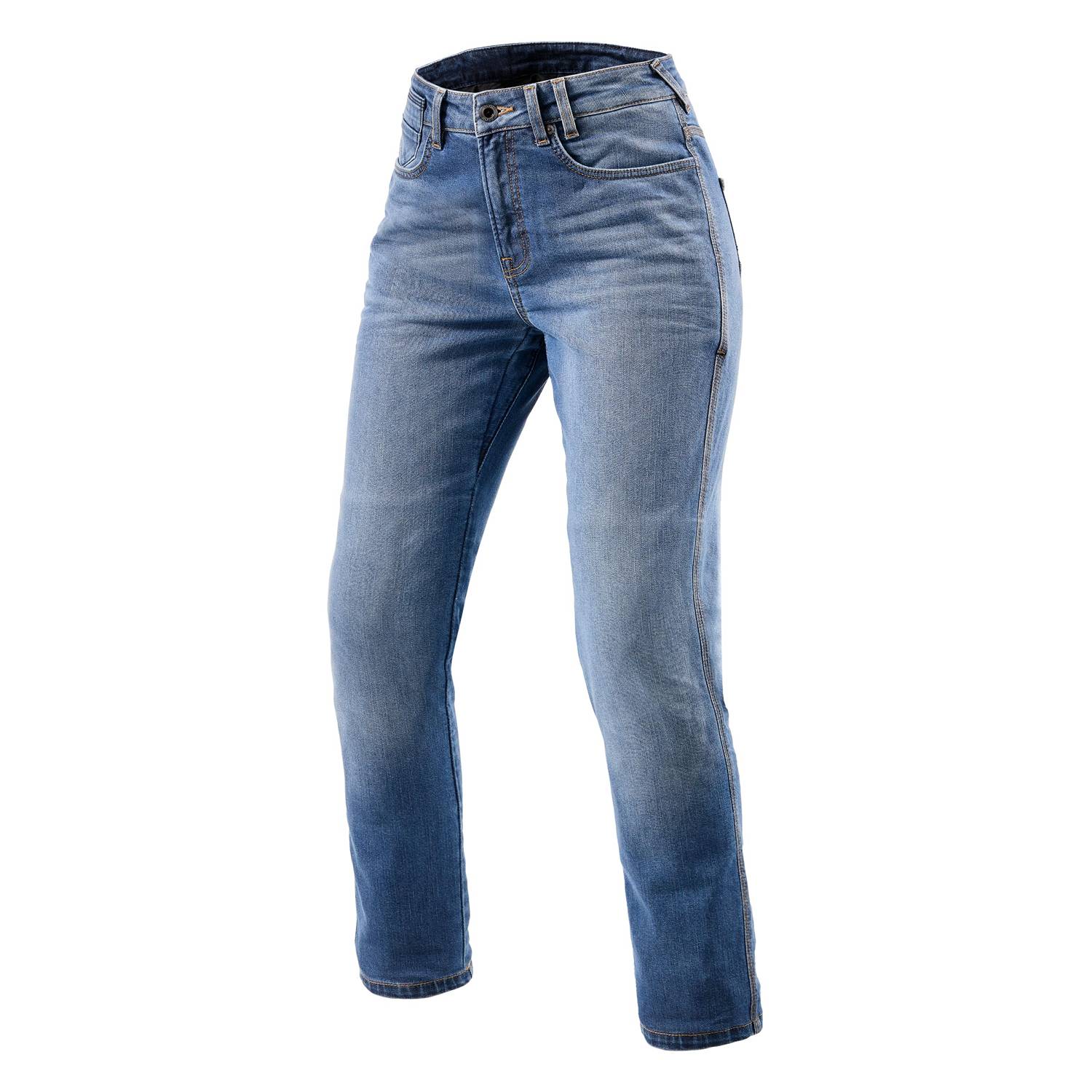 Image of REV'IT! Jeans Victoria 2 Ladies SF Classic Blue Used Motorcycle Jeans Größe L30/W26