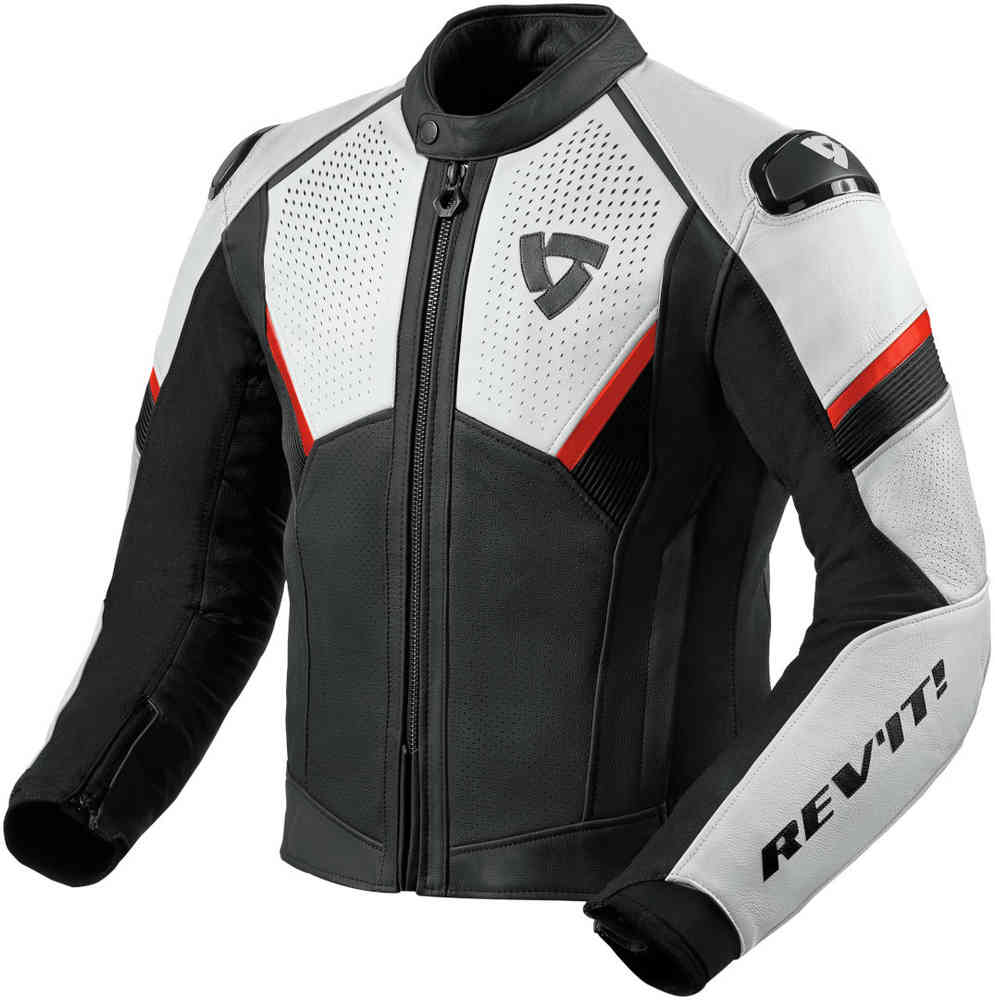 Image of REV'IT! Matador Jacket Black Neon Red Size 50 ID 8700001336246